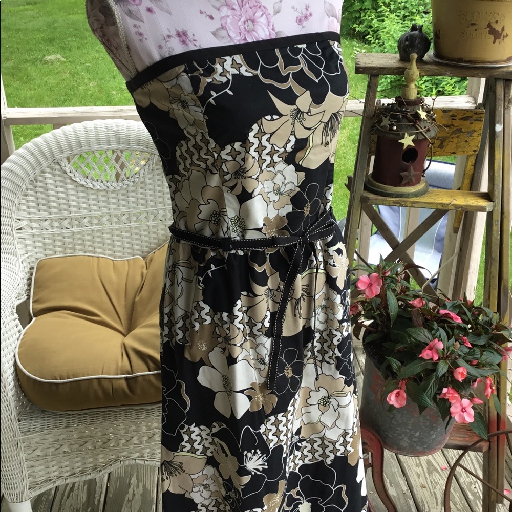 EUC Cotton Strapless Dress